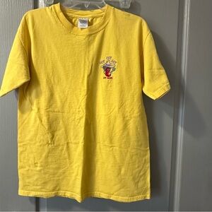 Women’s Hot Hot Hot Cotton Las Vegas Yellow T Shirt Medium Casual